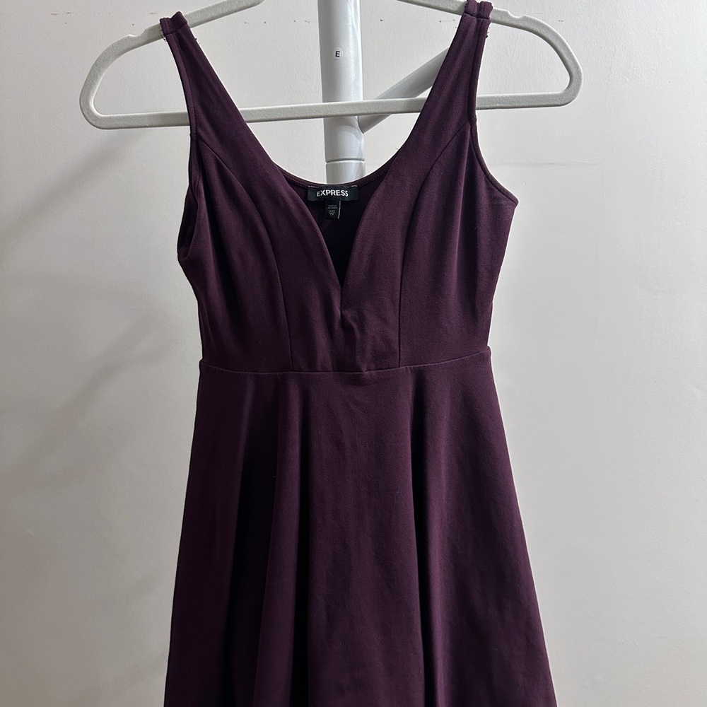 Express Deep Purple Mini Dress